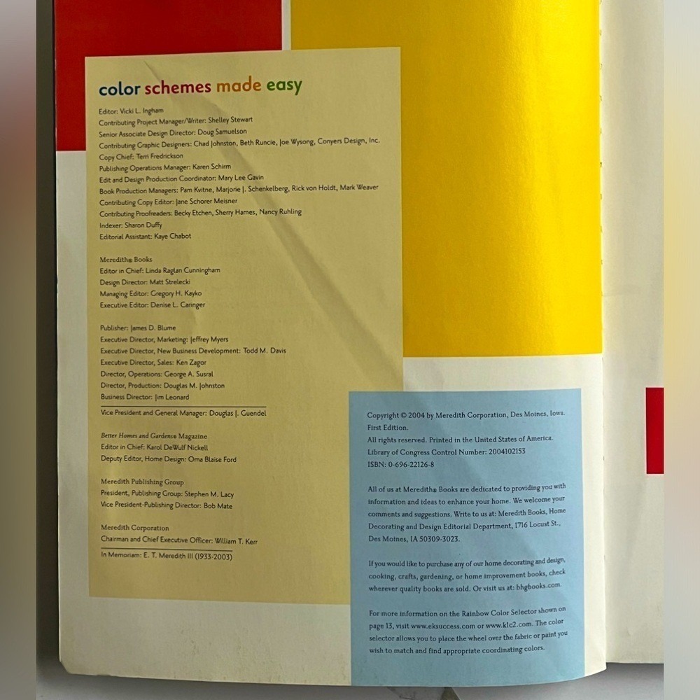 Better Homes And Gardens Color Schemes Made Easy Book Vintage 2004 - Picture 6 of 13
